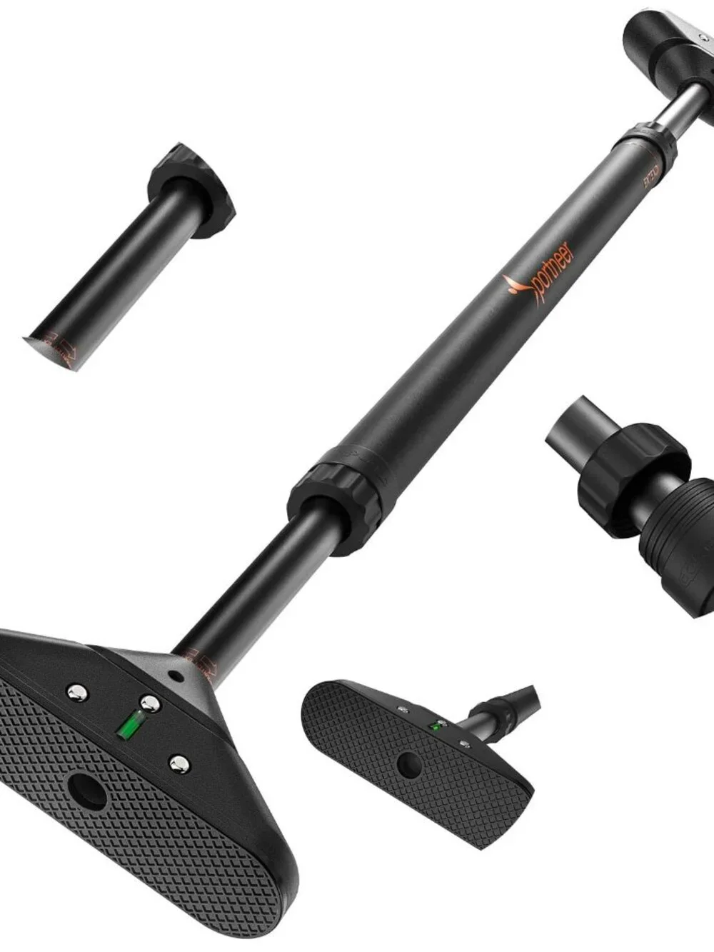 Adjustable Black Pull Up Bar 29.5-37 Inch Door Frame